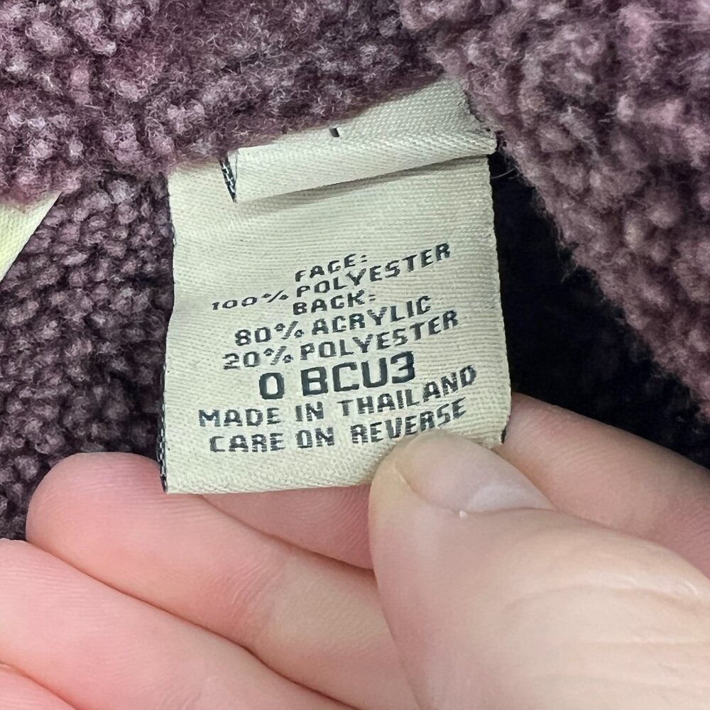 LL Bean Vintage Womens Sherpa Vest Size L - Picture 8 of 12